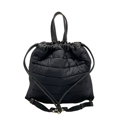 Moncler Backpack Kinly GM Black White Leather — view 3