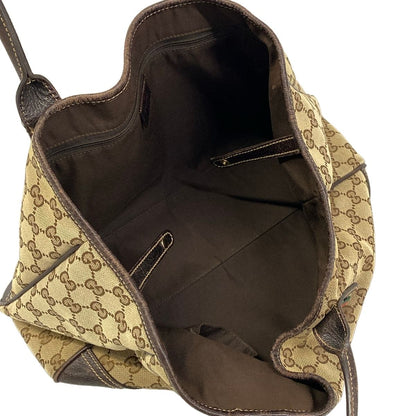 Gucci Tote Prince Beige Dark Brown Multi Leather — view 7