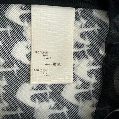 Louis Vuitton Skirt 34 S Black White Multi Knee Length Anchor — view 4