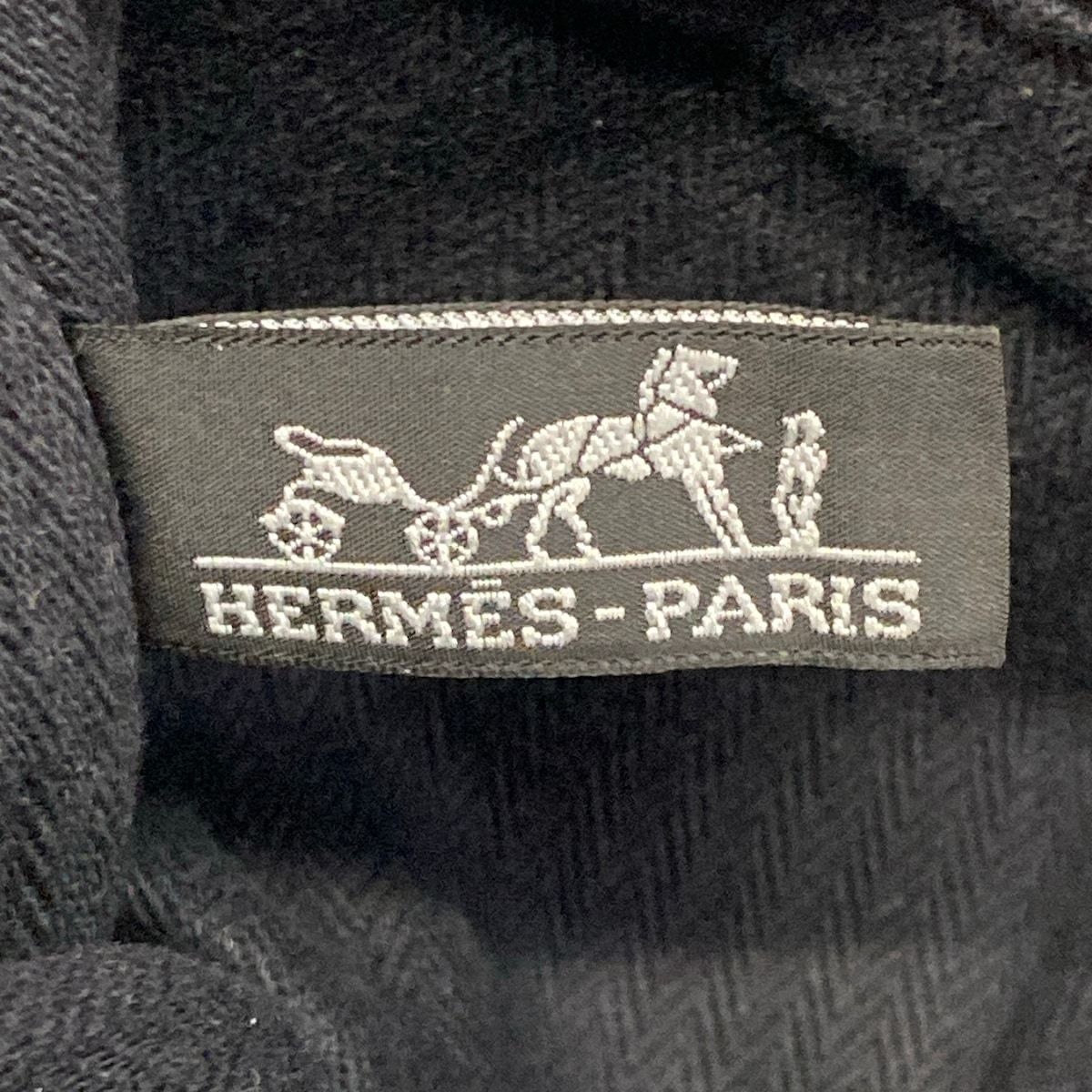 Hermes Tote Caravan Horizontal Black — view 8
