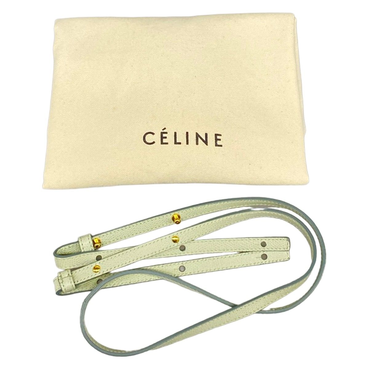 Celine Tote Small Vertical Cover Light Blue Red Leather — view 8