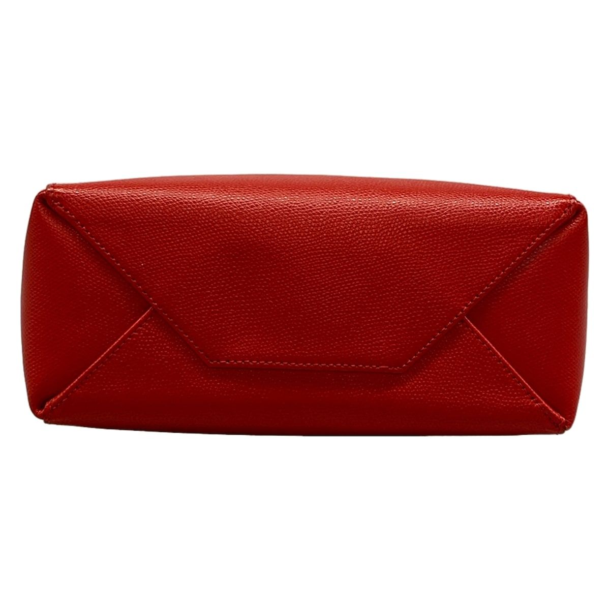 Celine Tote Small Vertical Cover Light Blue Red Leather — view 5