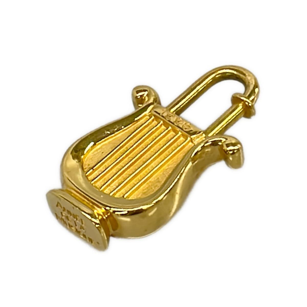 Hermes Key Holder Cadena Gold Harp Annee de la Musique