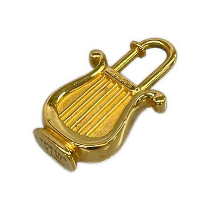 Hermes Key Holder Cadena Gold Harp Annee de la Musique — view 2