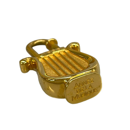Hermes Key Holder Cadena Gold Harp Annee de la Musique — view 5