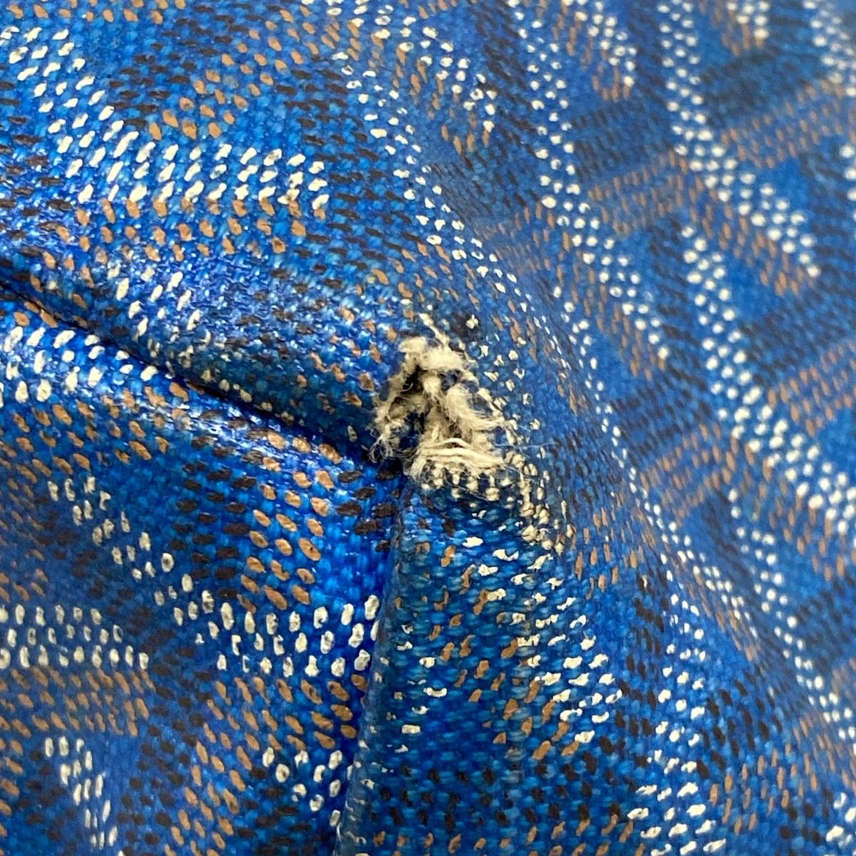 Goyard Tote Saint Louis PM Blue Leather — view 6