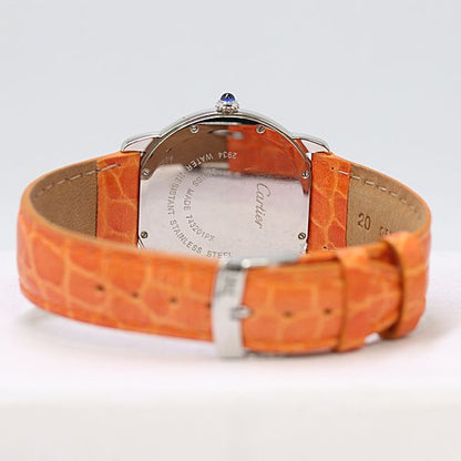 Cartier Ronde Solo LM Date Quartz White Dial Watch — view 4