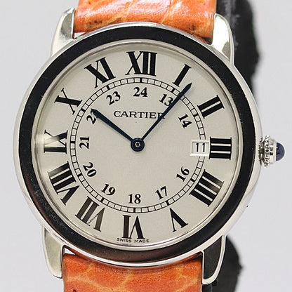 Cartier Ronde Solo LM Date Quartz White Dial Watch