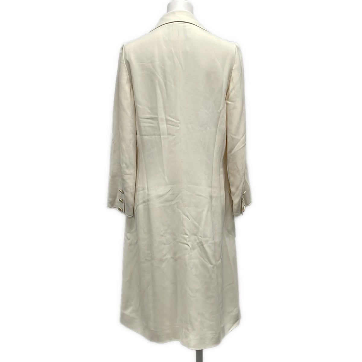 Chanel Coat 40 M Ivory Long Sleeve Spring Autumn — view 2