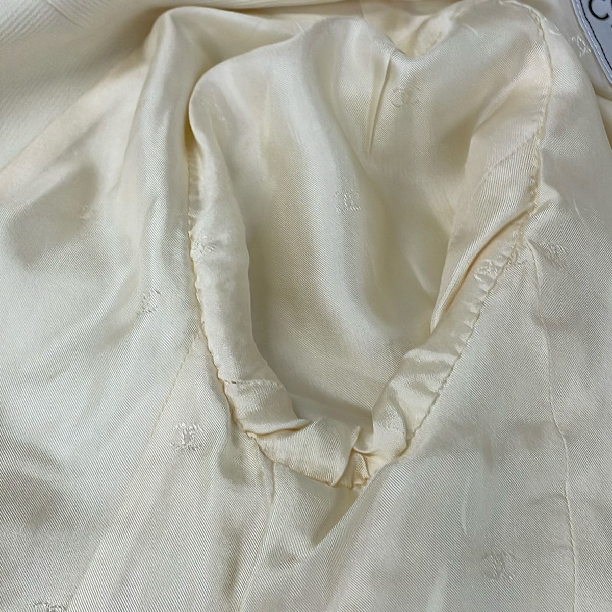 Chanel Coat 40 M Ivory Long Sleeve Spring Autumn — view 8