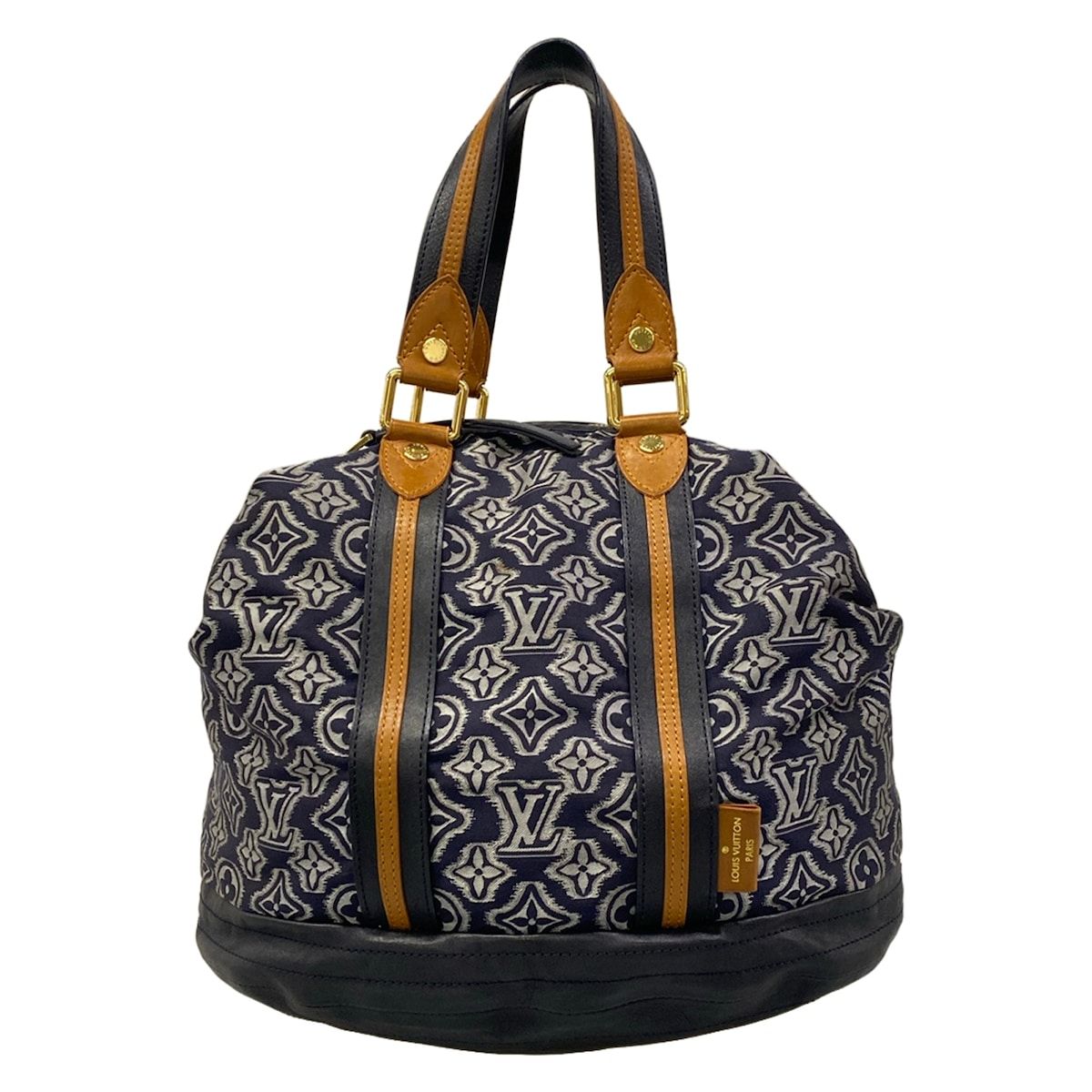Louis Vuitton Handbag Collection Line Aviator Marine Wool Leather