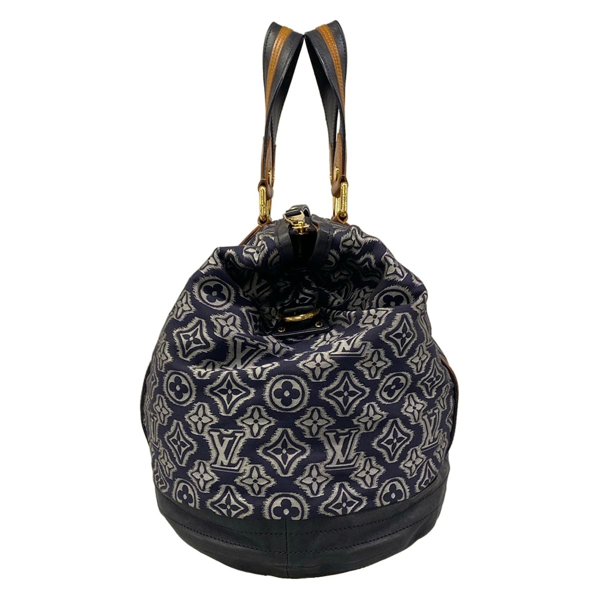Louis Vuitton Handbag Collection Line Aviator Marine Wool Leather — view 2