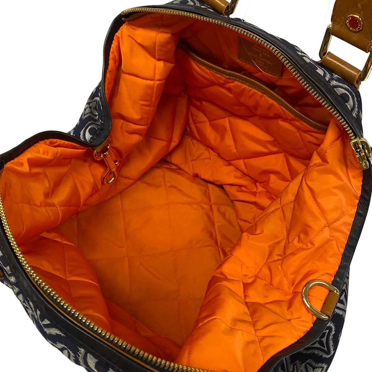 Louis Vuitton Handbag Collection Line Aviator Marine Wool Leather — view 7