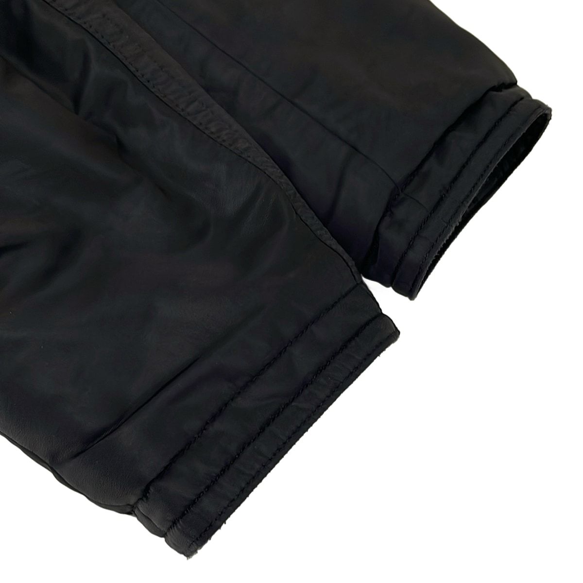 Louis Vuitton Coat 34 S Gp1 Black Dark Brown Beige Fleece Long Sleeve Reversible — view 6