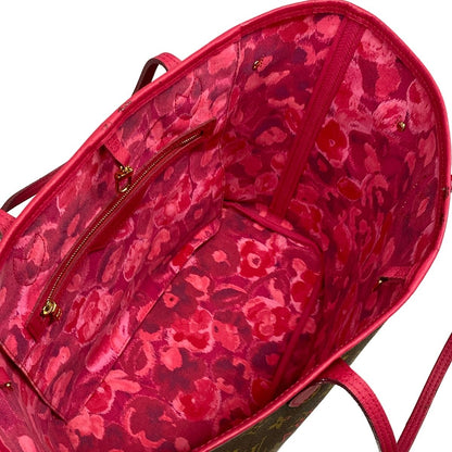 Louis Vuitton Tote Monogram Ikat Neverfull Rose Indien — view 7