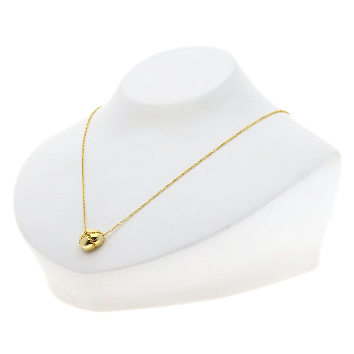 Tiffany & Co Chain Cross Heart Necklace 18k Yellow Gold — view 4