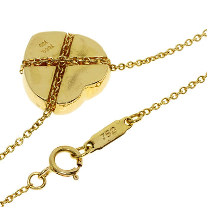 Tiffany & Co Chain Cross Heart Necklace 18k Yellow Gold — view 2