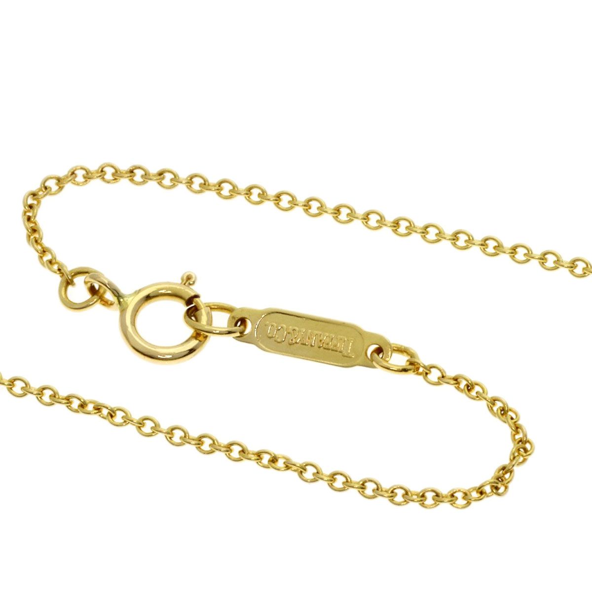 Tiffany & Co Chain Cross Heart Necklace 18k Yellow Gold — view 3