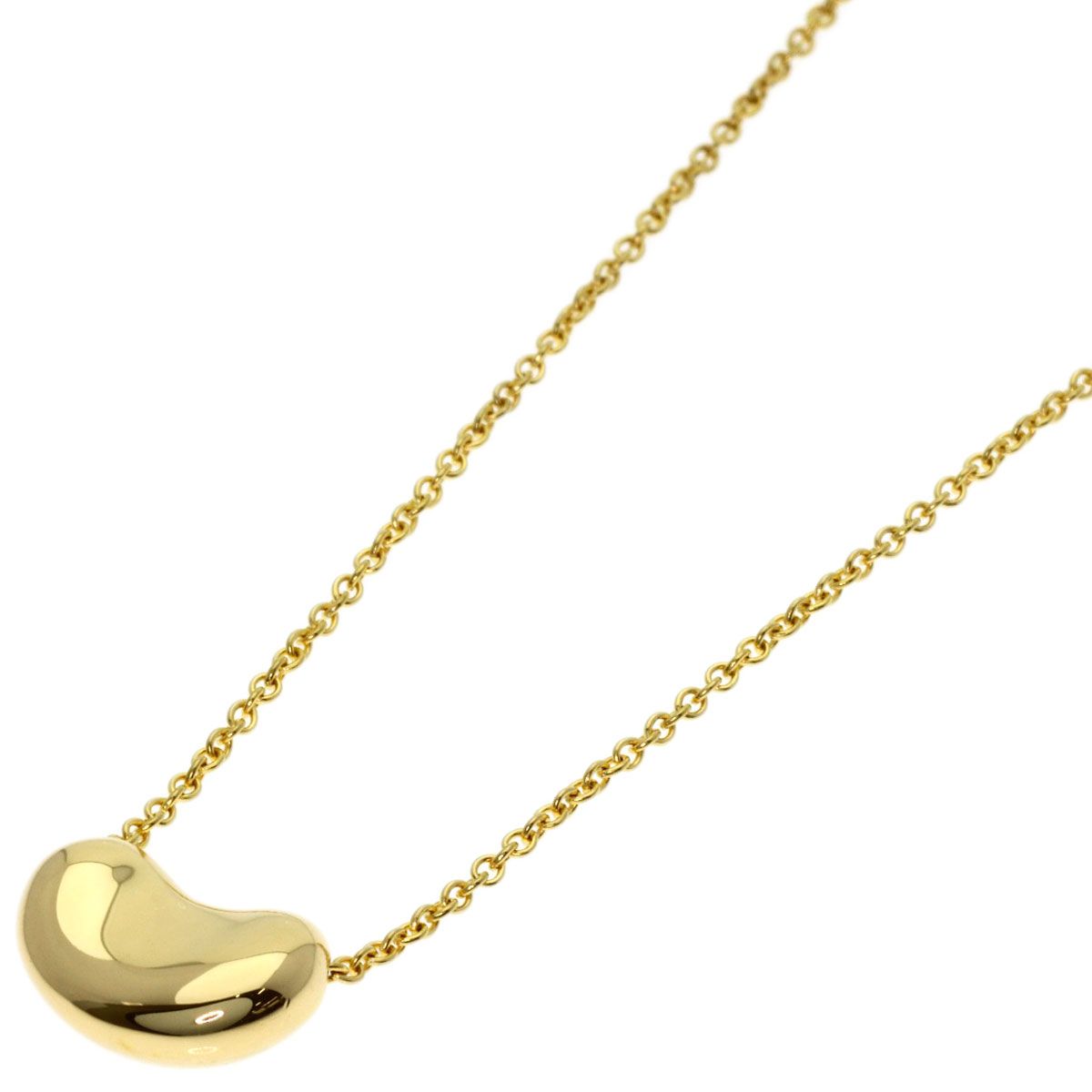 Tiffany & Co Bean Necklace 18k Yellow Gold