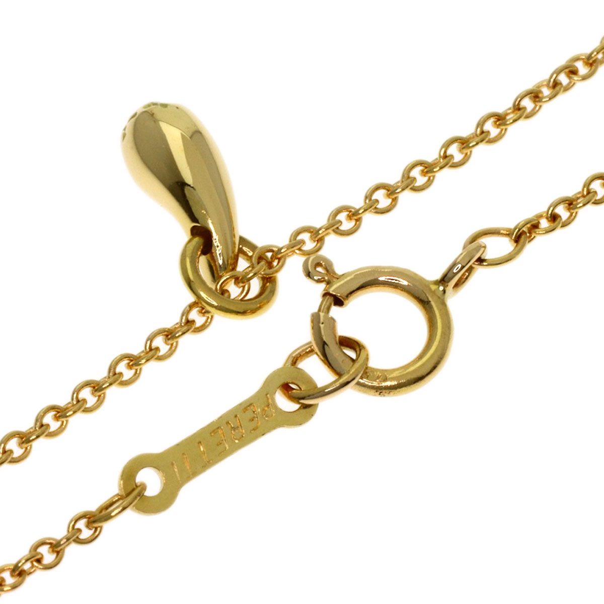 Tiffany & Co Teardrop Necklace 18k Yellow Gold — view 2