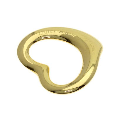 Tiffany & Co Open Heart Pendant 18k Yellow Gold — view 2