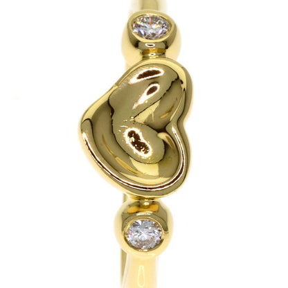Tiffany & Co Closed Heart Diamond Ring 18k Yellow Gold — view 8