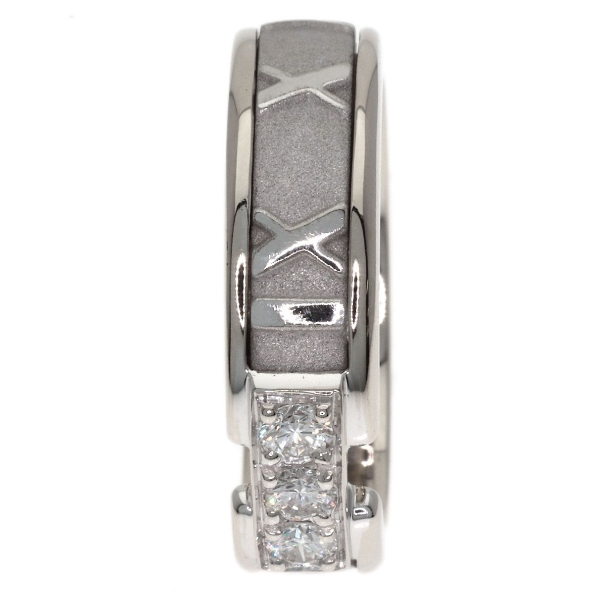 Tiffany & Co Atlas Diamond Ring 18k White Gold — view 8
