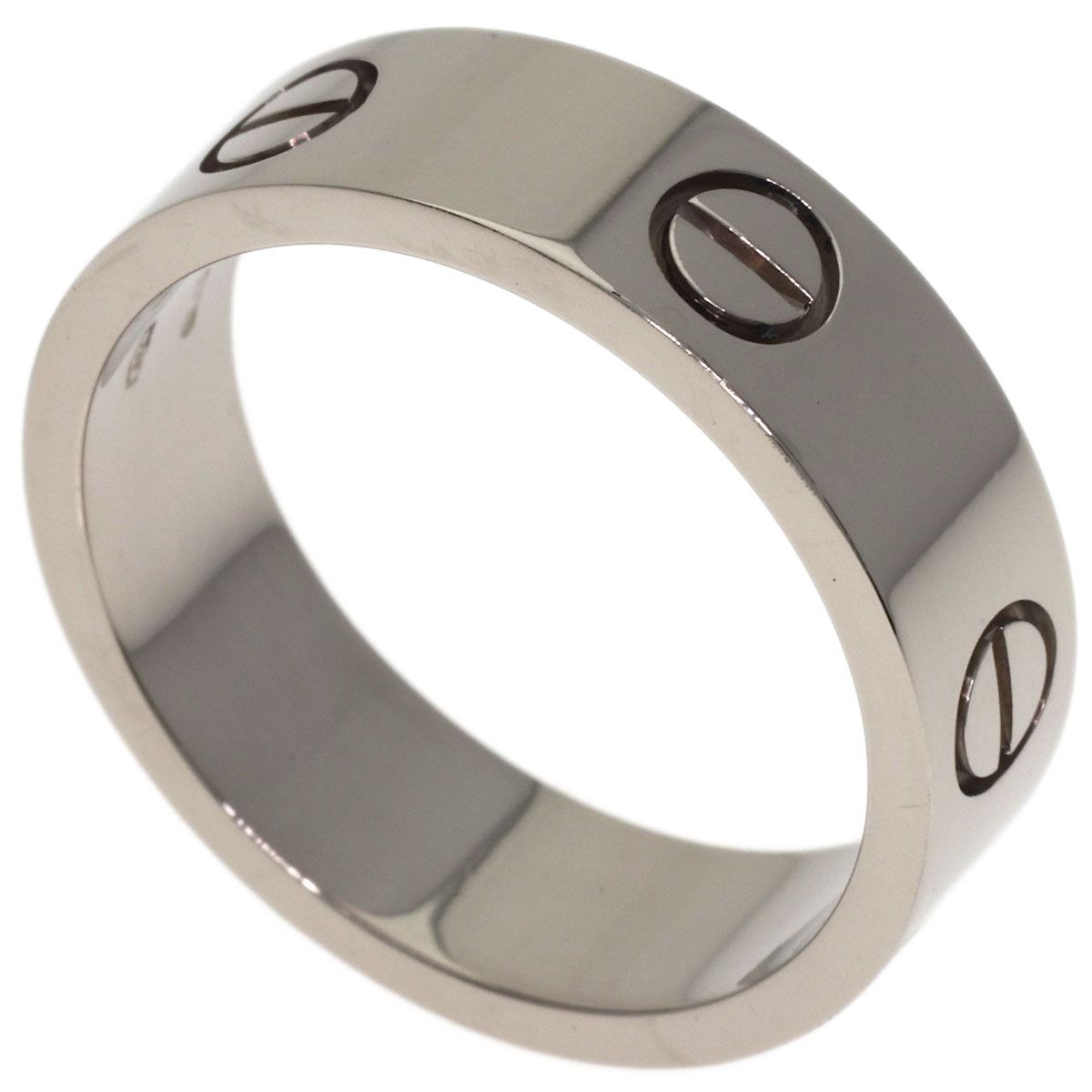Cartier Love Ring 58 18k White Gold