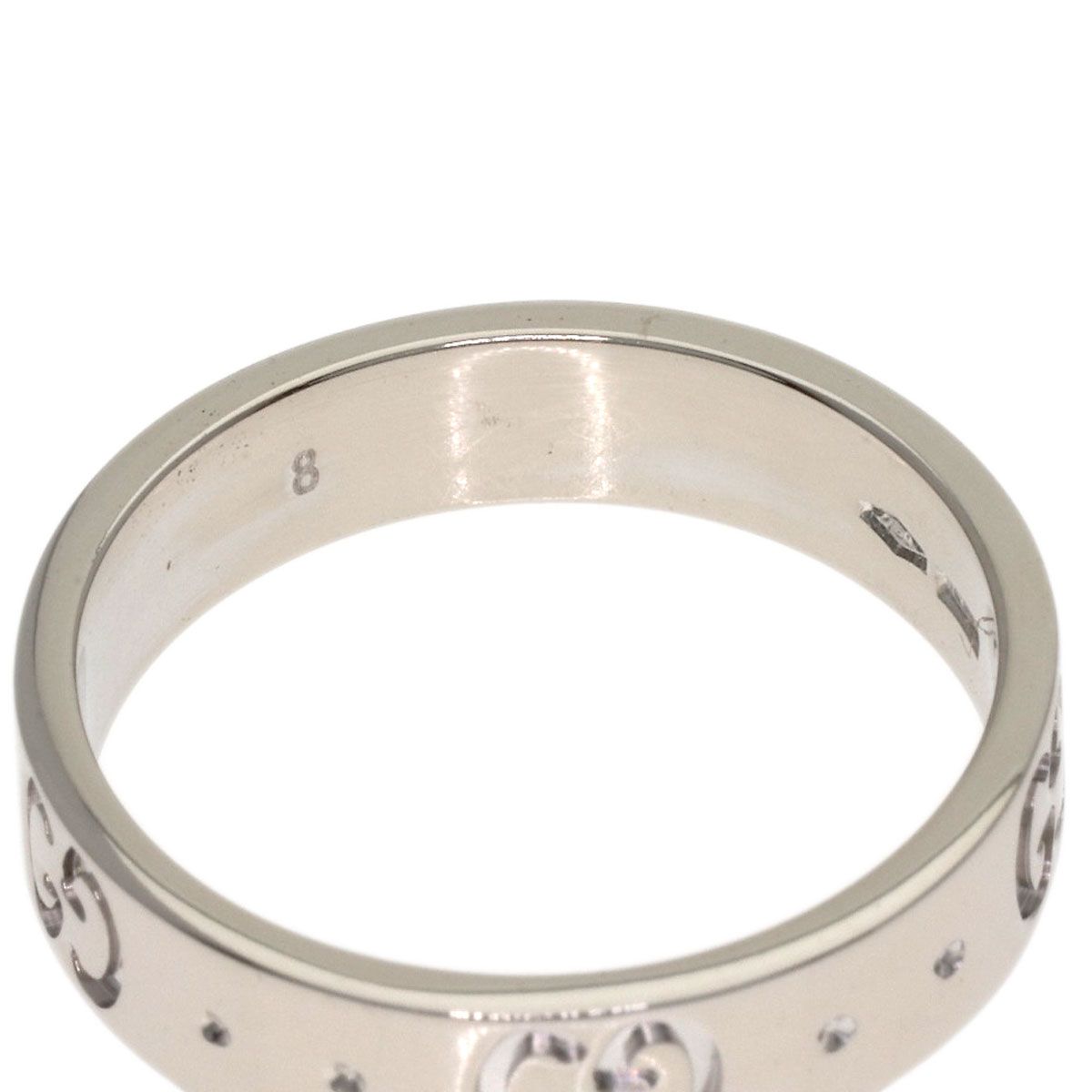 Gucci Icon Ring 18k White Gold — view 5