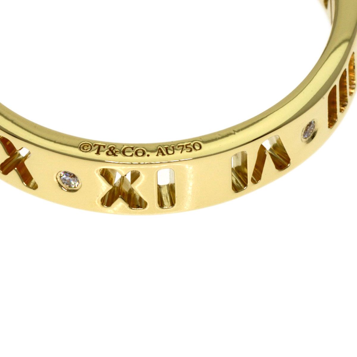Tiffany & Co Atlas Diamond Ring 18k Yellow Gold — view 5