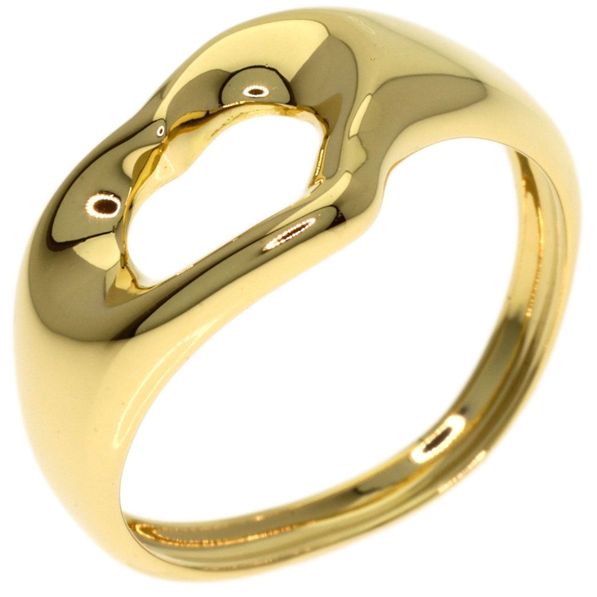 Tiffany & Co Open Heart Ring 18k Yellow Gold — view 2