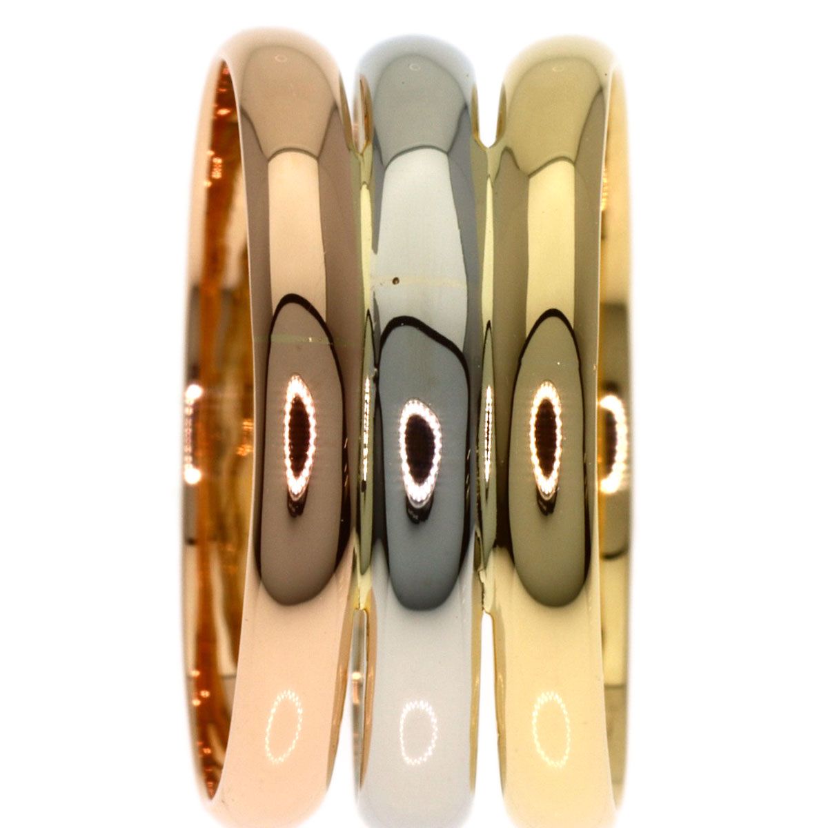 Cartier 52 Ring 18k Yellow Gold 18k Pink White — view 7