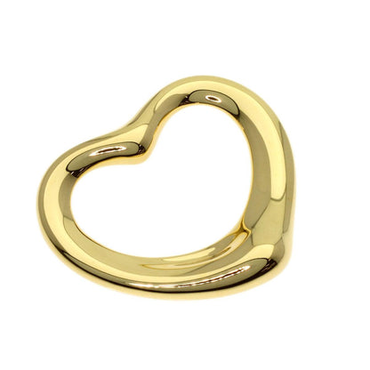 Tiffany & Co Open Heart Pendant 18k Yellow Gold