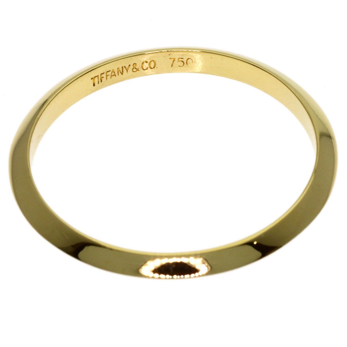 Tiffany & Co Knife Edge Ring 18k Yellow Gold — view 4