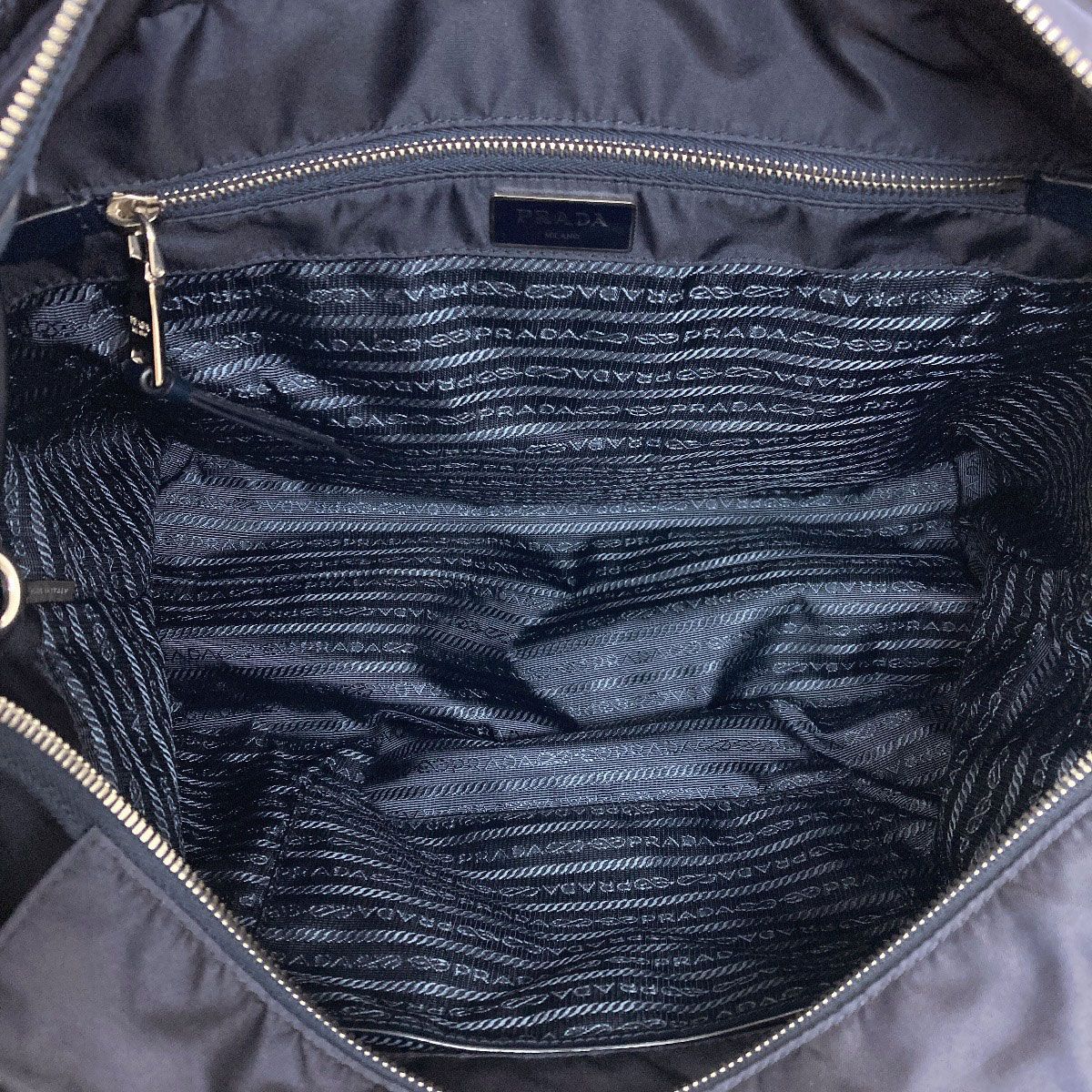 Prada Logo 2-Way Handbag Nylon — view 5