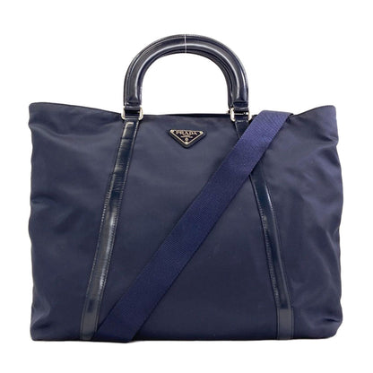 Prada Logo 2-Way Handbag Nylon