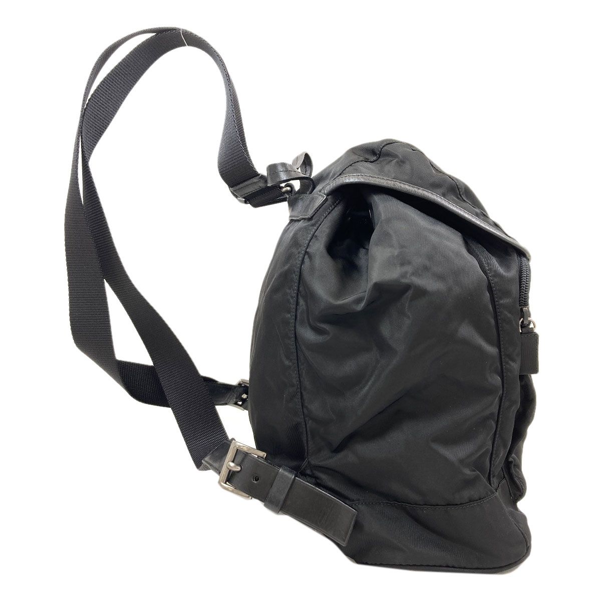 Prada Logo Backpack Nylon — view 3