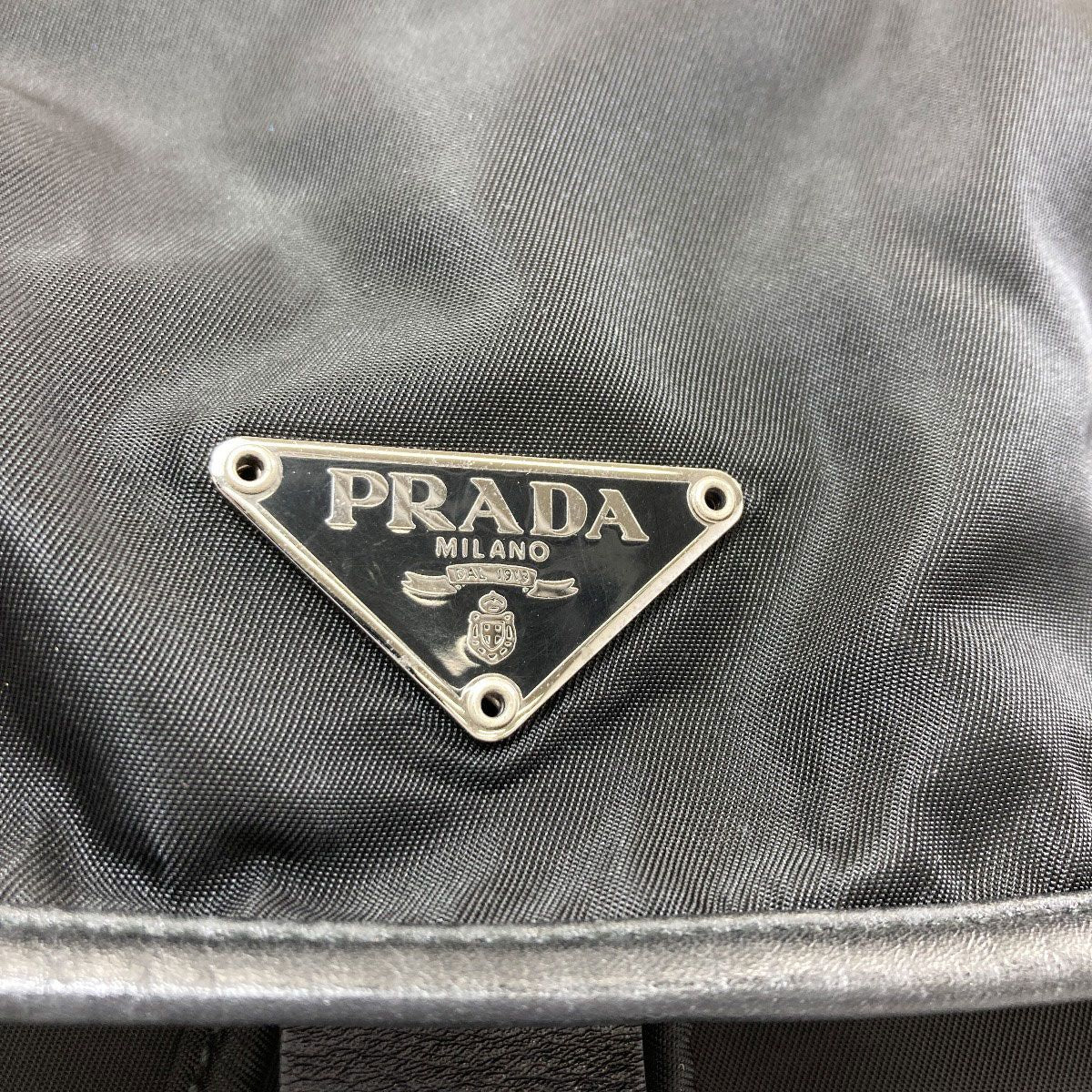 Prada Logo Backpack Nylon — view 8