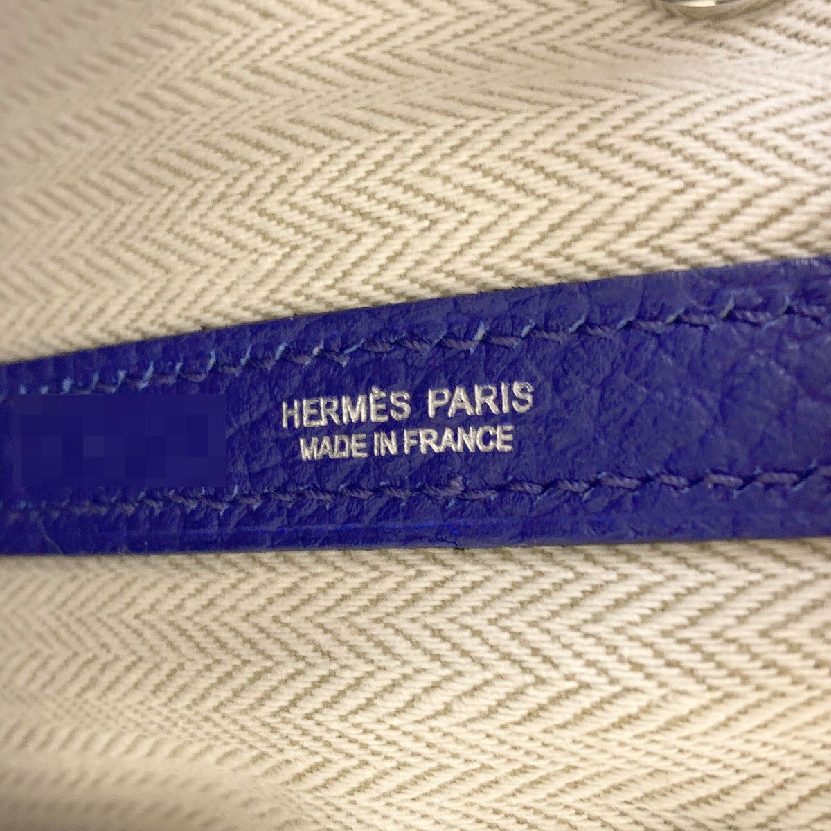 Hermes Garden Party TPM Silver Handbag Vache Country — view 6