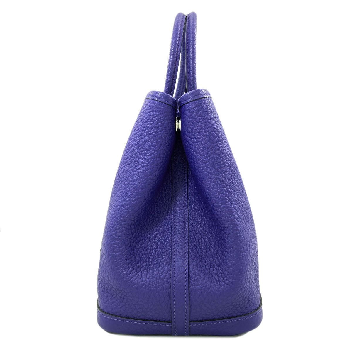 Hermes Garden Party TPM Silver Handbag Vache Country — view 3