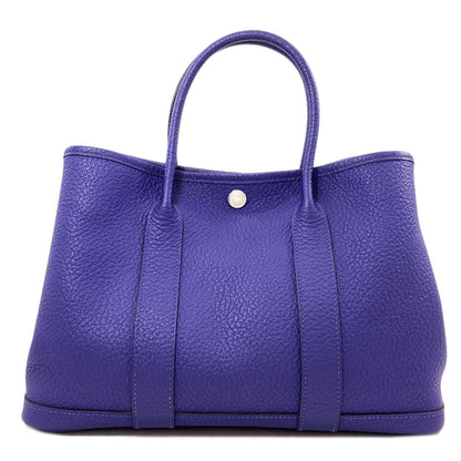 Hermes Garden Party TPM Silver Handbag Vache Country — view 2