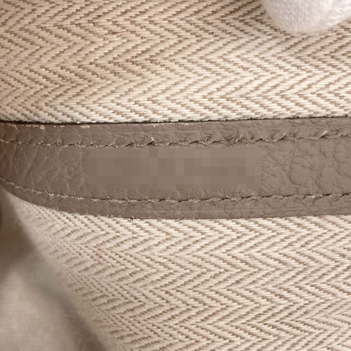 Hermes Garden Party TPM Griasphalt Silver Handbag Vache Country — view 7