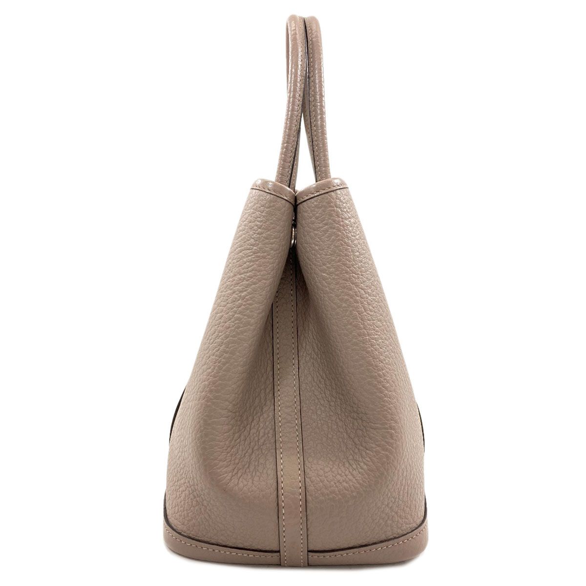 Hermes Garden Party TPM Griasphalt Silver Handbag Vache Country — view 3