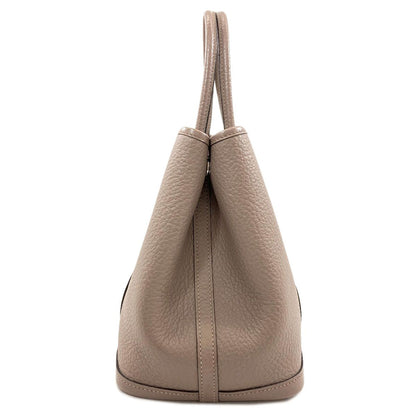 Hermes Garden Party TPM Griasphalt Silver Handbag Vache Country — view 3