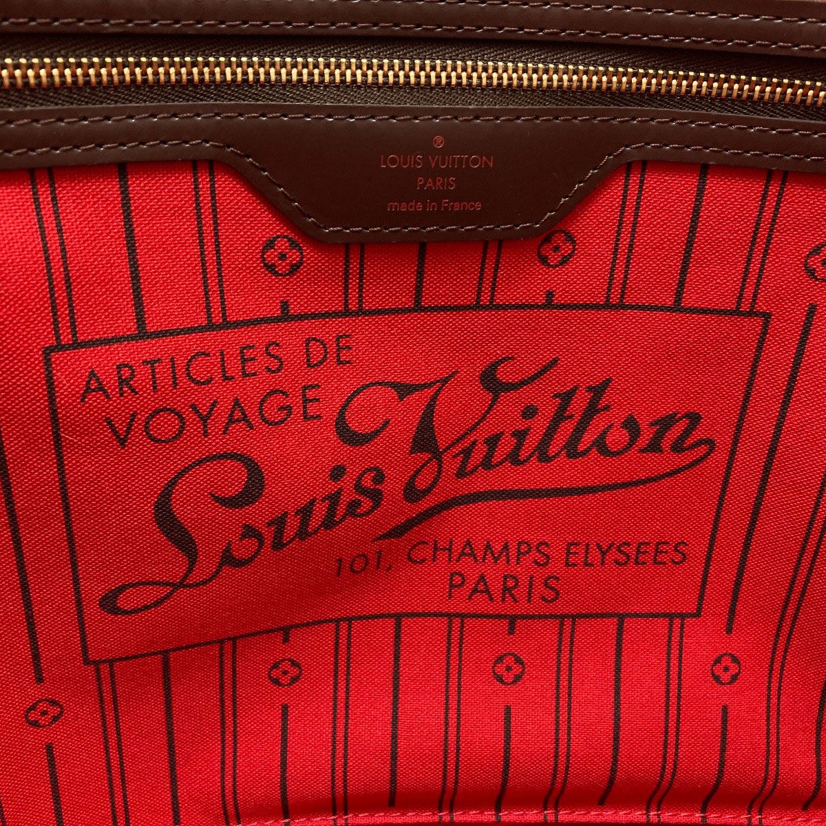 Louis Vuitton Neverfull Tote Damier Canvas — view 6
