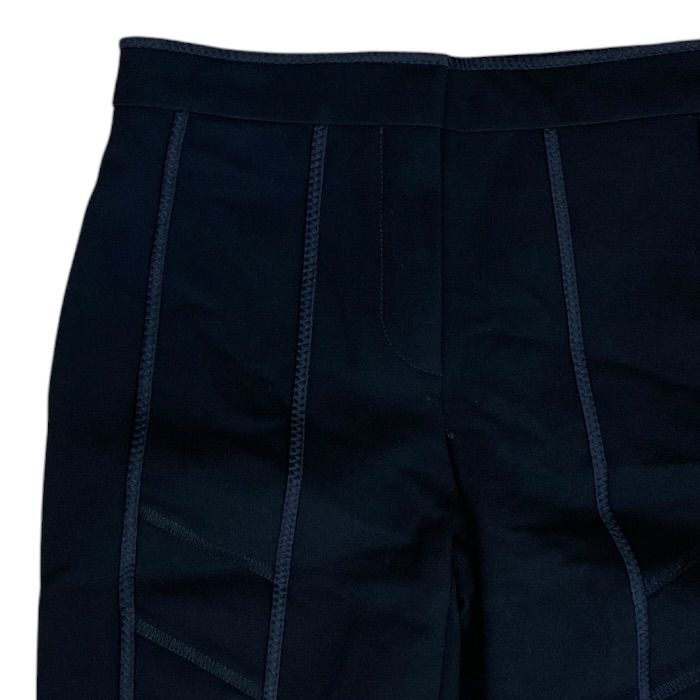 Fendi Leggings Pants Panel Cut Replacement Stretch Rayon Nylon Black All Year — view 4