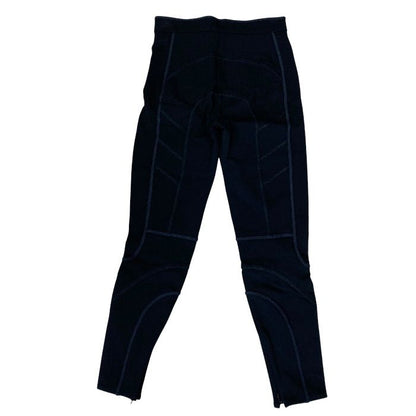 Fendi Leggings Pants Panel Cut Replacement Stretch Rayon Nylon Black All Year — view 2