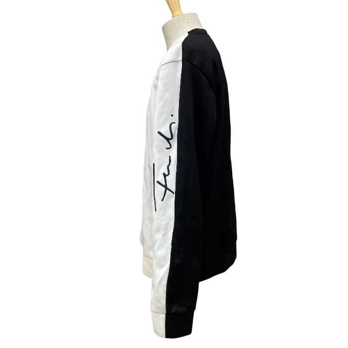 Fendi Jersey Sweatshirt FF Logo Acetate Polyester Black White All Year Round — view 2