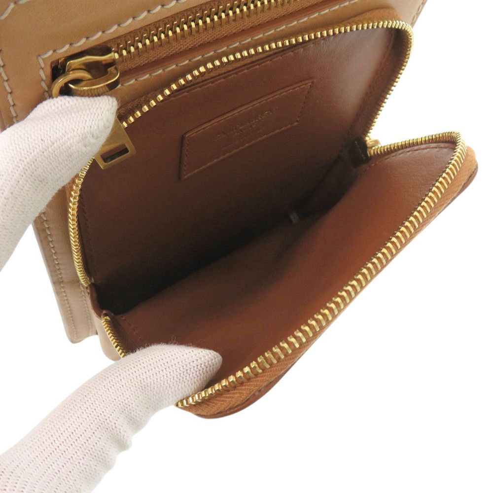 Saint Laurent Paris Leather Beige Shoulder Bag — view 6