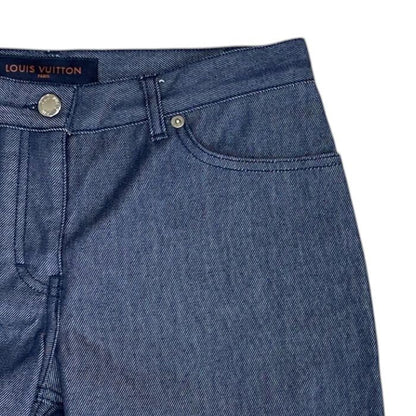 Louis Vuitton LV Cup Roll Up Denim Pants Jeans 651 Cotton Blue All Year Round — view 3